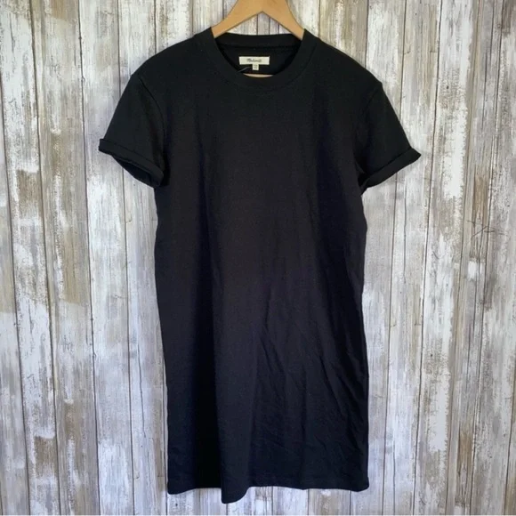 Madewell Tina Black T Shirt Dress - Picture 3 of 6
